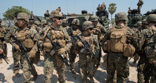 Un deuxième groupe de Marines des USA débarque en Haïti
